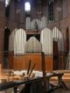 Orgel tijdens de opbouw in 2005. Photo: Piet Bron. Datation: 24 August 2005.